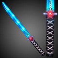5 Day Imprinted Deluxe Ninja LED Sword w/ Motion Activated Clanging Sound